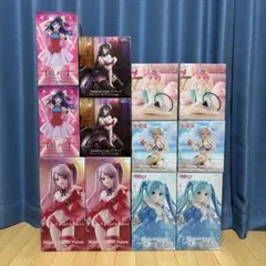 初音ミク アルベド シャルティア 宇崎花 モモ アイ フィギュア12点 初音ミク アルベド シャルティア 宇崎花 モモ アイ フィギュア12点