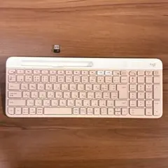 ロジクール K580 スリム ワイヤレスキーボード ローズ K580RO