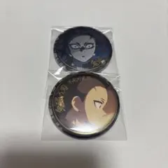 鬼滅の刃 刀鍛冶の里編 絵巻 終ノ巻 箔押し 缶バッジ 不死川玄弥