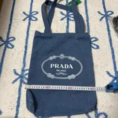 PRADA ダークブルートートバッグノベルティー