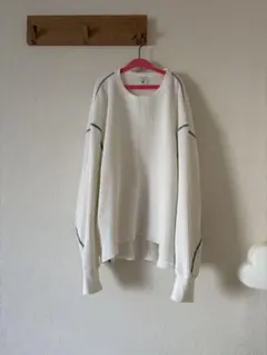 ロク 6 サーマルカラーステッチロングスリーブロンT