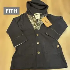 【新品未使用品】FITHネイビーカーディガン　110