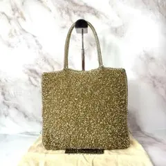 美品 アンテプリマ ワイヤーバッグ ゴールド チャーム 保存袋・カード