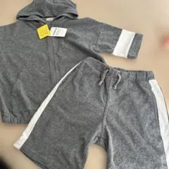 新品　ブランシェス　branshes グレー ハーフパンツセット 120 140
