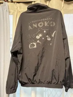 ちいかわ あのこ ナイロンジャケット 黒　Lサイズ