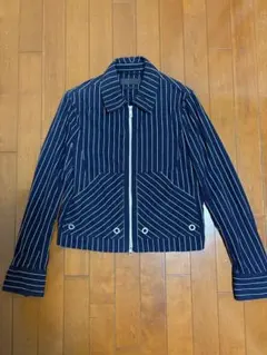 FREE & EASY ストライプジャケット Lサイズ
