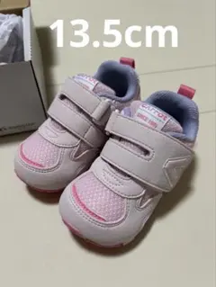 未使用 キッズ スニーカー ピンク キャロット Ｂ１６５ＨＩ 13.5cmのサムネイル
