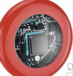 エアタグ　迷子防止タグ　紛失防止タグ　GPS　赤　キーホルダー