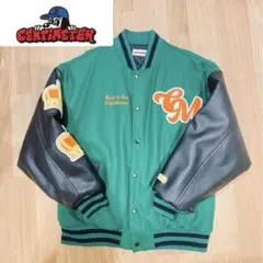 【centimeter】センチメートル　スタジャン 緑　黒