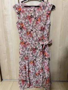 TOCCA フラワープリント ノースリーブワンピース サイズ0