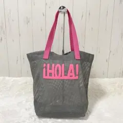 美品（1度使用）LUDLOW ラドロー メッシュトート Bonjour ピンク