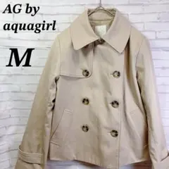 エージーバイアクアガール　ジャケット　トレンチ風　ミニマル　羽織り　万能