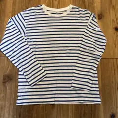 ユニクロ　ボーダー長袖Tシャツ　カットソー 160