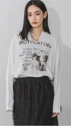 JEANASIS カットオフヴィンテージプリントロンTのサムネイル
