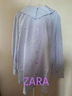 ZARA　ザラ　ピーターパン襟シャツ