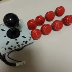 8BitDo アーケードコントローラー用 ジョイスティック・ボタンセット