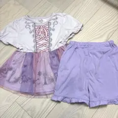 バースデイ　ラプンツェル　パジャマ　ディズニーパジャマ　110センチ　半袖