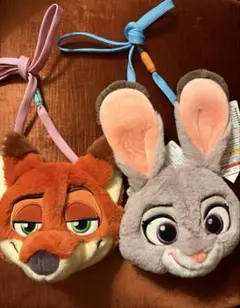 ズートピア　ニック　ジュディ　ショルダー ポーチ　セット