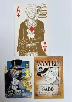 원피스 サボ トランプ イマジンウォンテッドカード ONE PIECE