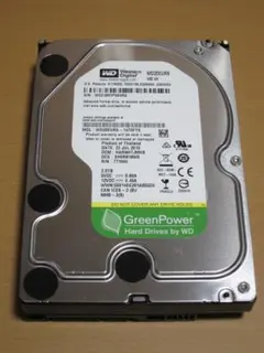 回数19647回・時間34943時間 WD WD20EURX 2TB