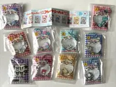 サンリオ　シャカシャカフレークシール風チャーム　ガチャ　コンプリート10種