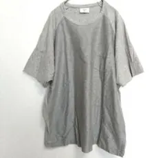 【converse】Tシャツ(Ｌ)半袖カットソー トップス 綿100% グレー