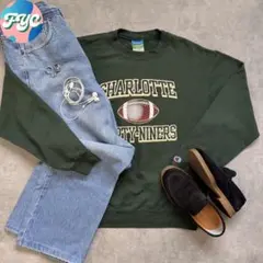 C-boy style海外ストリートコーデ チャンピオンスウェット