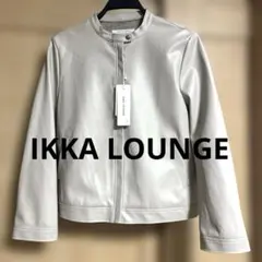 【新品】IKKA LOUNGE イッカ　シングルライダースジャケット ブルゾン