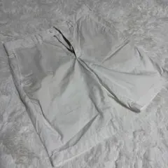匿名配送 ユニクロ UNIQLO ホワイト S チノハーフパンツ ショートパンツ
