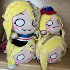 ラブライブ　サンシャイン　小原鞠莉　寝そべり　ぬいぐるみ　4点セット