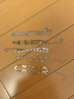 シルバーブレスレット5本セット