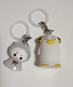 銀魂　めじるしアクセサリー　アルザベス　神楽　定春　2個セット