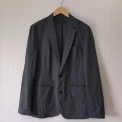 ナノユニバース ナイロンジャケット グレー 春夏 メンズ Lサイズ テーラード