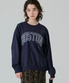 コカ T-スウェット ワッペンビッグシルエット