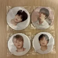 トゥバ缶バッチ４個セット