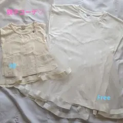 petit main LIEN 親子コーデ　親子リンク　チュニック　チュール