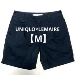 【美品】ユニクロ　ショートパンツ　ネイビー　綿100% メンズMのサムネイル