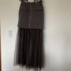 【新品】2wayチュールロングスカート
