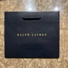 【新品】Ralph Lauren ネイビー ショップ袋 ラルフローレン