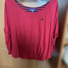 Burberry 赤 Tシャツ サイズ38