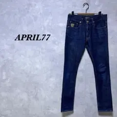 極美品✨APRIL77 ナノユニバース スキニーデニム 27 JOEY 4546