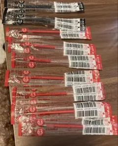 ボールペン替芯まとめ売り　黒2本赤7本　0.５mm 新品　ZEBRA