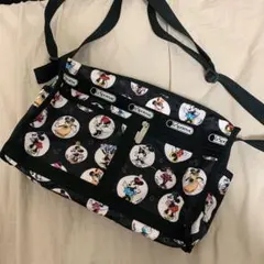 セレブレイト ミニー ディズニーコラボ デラックスショルダーサッチェル　レスポ