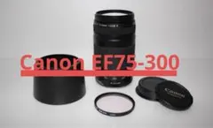 Canon EF 75-300mm F4-5.6III & KENKOアダプター - メルカリ