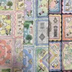 22fabric ハンカチコレクター　ローン生地　はぎれ　3色セット