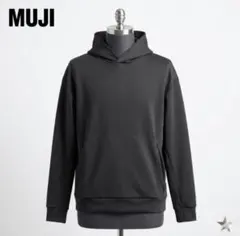 良品 無印良品 サイドジップ ストレッチパーカー 黒 L テック ユニセックスのサムネイル