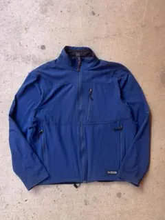 REI 00s ネイビー フルジップ ソフトシェルジャケット M