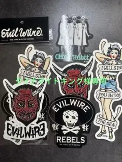 ①イービルワイヤー　EVILWIRE ステッカー　ミニ四駆 Amazon.co.jp: evilwire EVILWIRE イービルワイヤー ステッカー