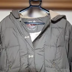 French Lippé FL5フード付きダウンジャケット カーキ