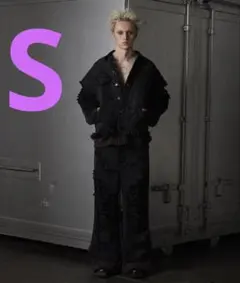 Grancy ブラックダメージデニム セットアップSのサムネイル